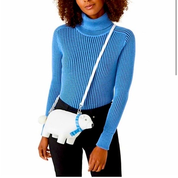 Kate Spade ARCTIC FRIENDS POLAR BEAR CROSSBODY BAG - Picture 2 of 8